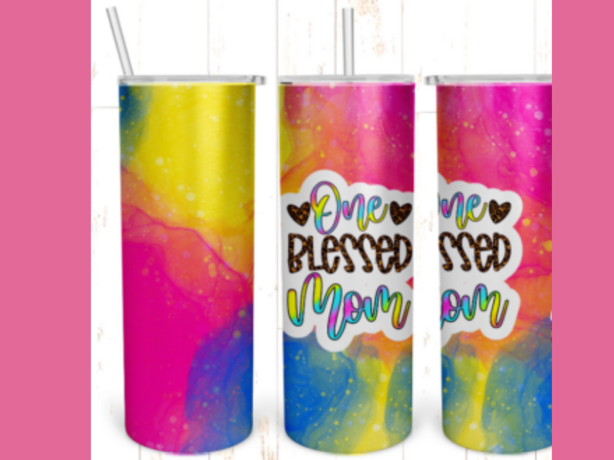 Blessed Mom Tumbler - Sublimation Tumbler