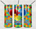 Autism Mom Sublimation Tumbler Transfer