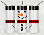 Snowman Sublimation Tumbler Transfer